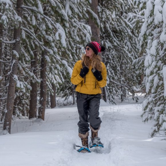 Women's Yellow Puffer Jacket - Picture 6 of 12